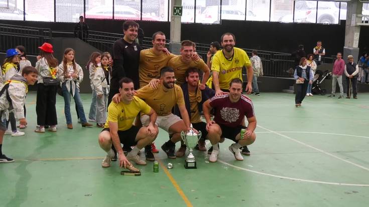 48. Kuadrillen Arteko Futbol Txapelketako finalean, Rhusbiñarte irten zen garaile