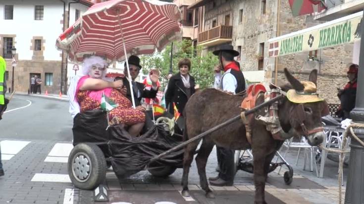 Lazkaoko festak mozorro eguna