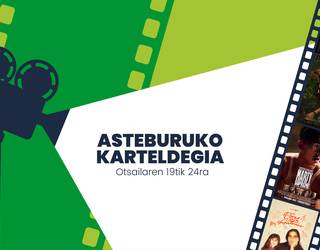 Asteburuko zinema karteldegia