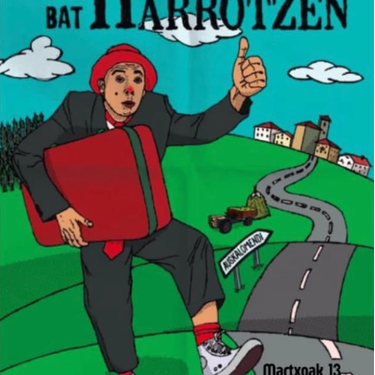 Arlote bat hautsak harrotzen