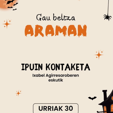 Gau Beltza: Ipuin kontaketa