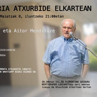 Sari banaketa eta bertso afaria