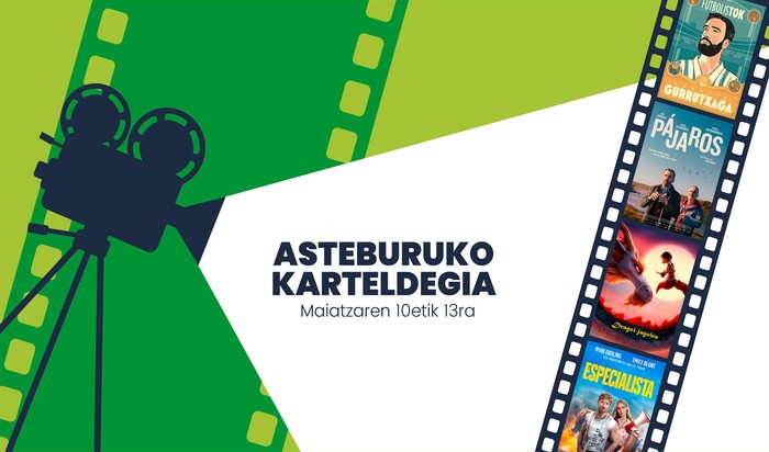 Asteburuko antzerki eta zinema karteldegia