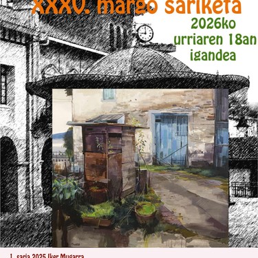 Jendarurreko XXXV. Margo sariketan aurkeztutako lanen erakusketa