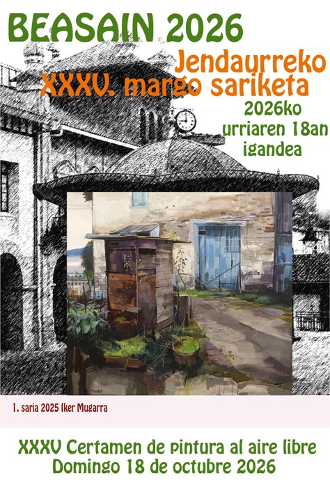 Jendarurreko XXXV. Margo sariketan aurkeztutako lanen erakusketa