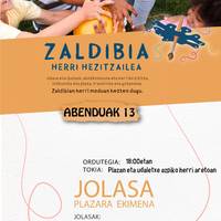 Zaldibi Herri Hezitzailea: jolasa plazara!