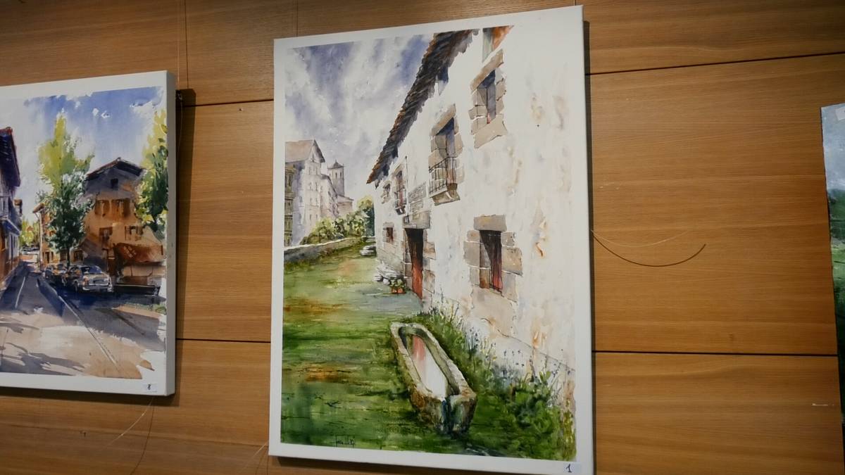 Aire Zabaleko VI. Pintura Lehiaketako artelanak udaletxean ikusgai