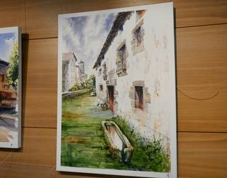 Aire Zabaleko VI. Pintura Lehiaketako artelanak udaletxean ikusgai