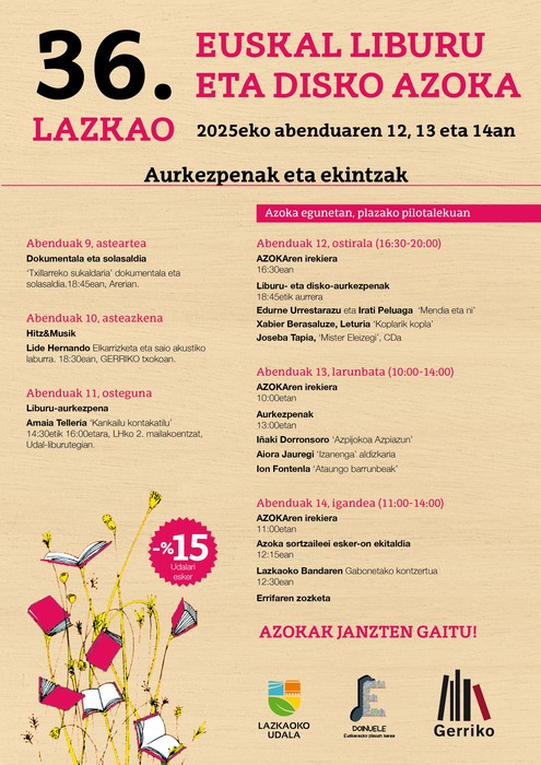XXXVII Euskal liburu eta disko azoka