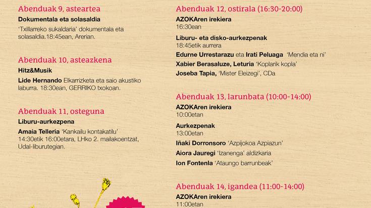 XXXVII Euskal liburu eta disko azoka