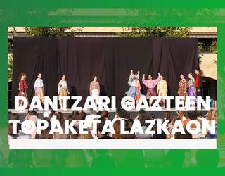 Herriarteko dantzari gazteen topaketa Lazkaon