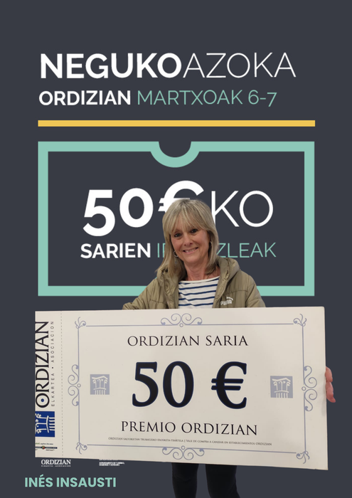 NEGUKO AZOKA: SARIAK BANATZAN