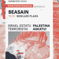 Israelen aurkako eta Palestinaren aldeko elkarretaratzea