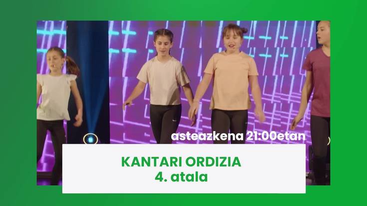 Gaur 21:00etatik aurrera Ordizia Kantari saioko 4. atala