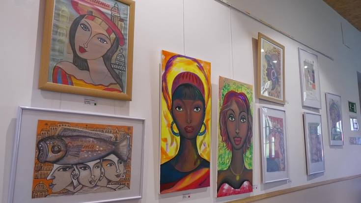 Maria Pilar Horrego artistaren 'Por amor se ve' margolan erakusketa ikusgai maiatzaren 3ra arte