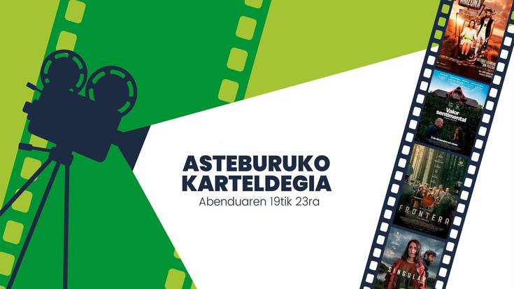 Asteburuko zinema eta antzerki karteldegia