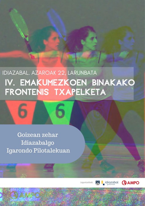 IV. Emakumezkoen Binakako Frontenis Txapelketa