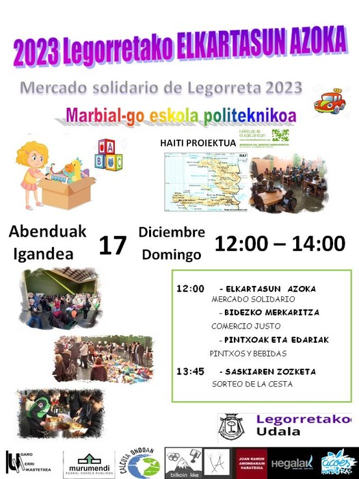 Legorretako elkartasun azoka