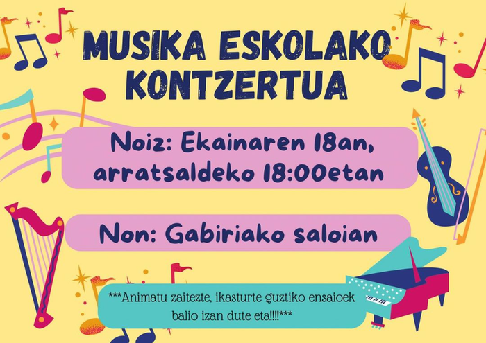 Musika Eskolako kontzertua