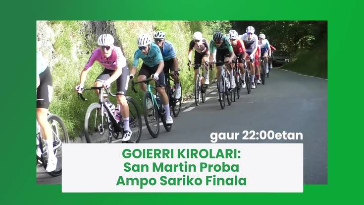 Gaur 22:00etatik aurrera Goierri Kirolari saioa