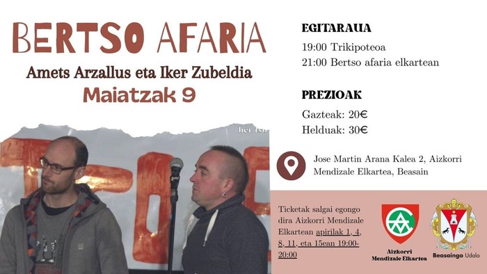 Bertso afaria