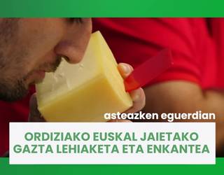 Asteazken eguerdian lehiaketa eta enkantea zuzenean