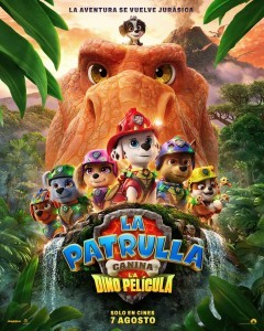 "La patrulla canina: La dino película" filma