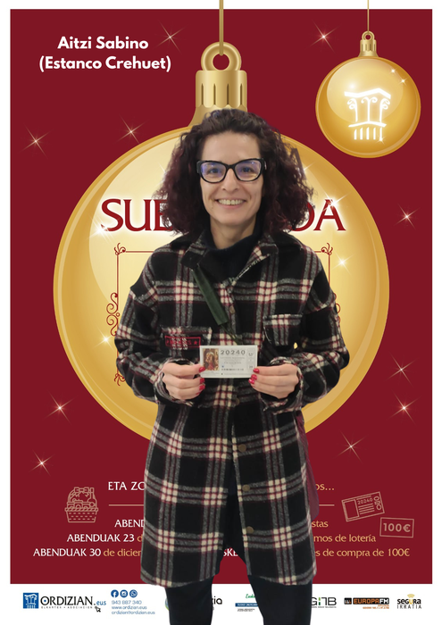 ORDIZIAN LOTERIAK BANATZEN: AITZI SABINO