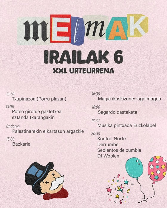 Melmak gaztetxearen XXI. urteurrena