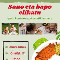 'Sano eta bapo elikatu' ipuin kontaketa