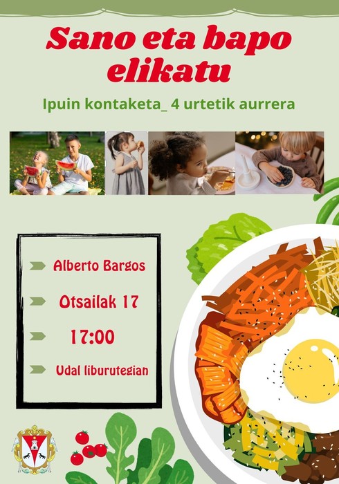 'Sano eta bapo elikatu' ipuin kontaketa