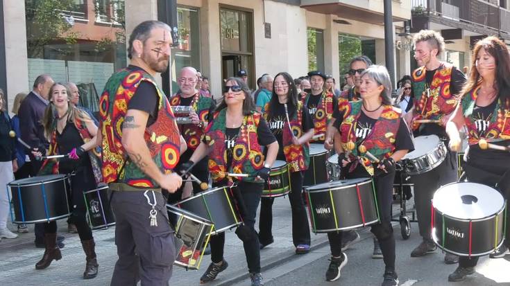Suthai taldeak erritmo biziz jantzi ditu festak, herritarren gozamenerako