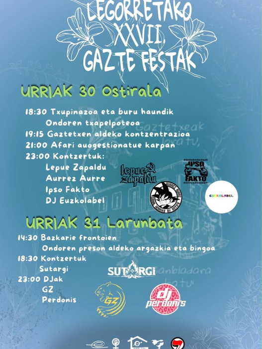 Legorretako XXVII. Gazte Festak