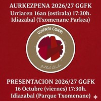 Goierri-Gorri klubaren denboraldi aurkezpena