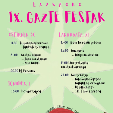 IX. Gazte Festak