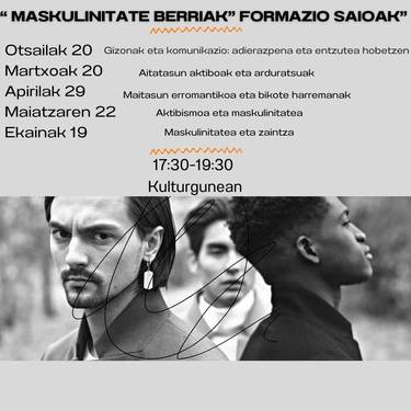 Maskulinitate berriak formazio saioak