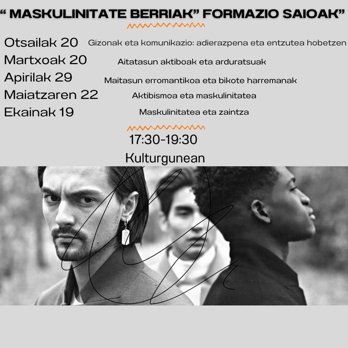 Maskulinitate berriak formazio saioak