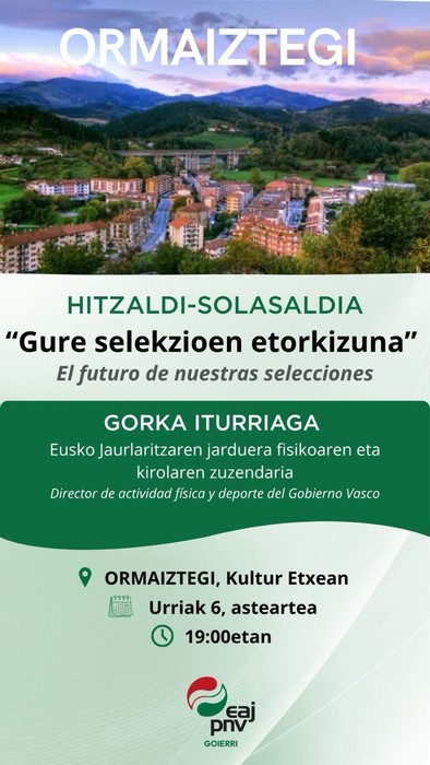 Hitzaldi-solasaldia:  Gure selekzioen etorkizuna