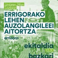 Errigorako lehen auzoegilee aitortza ekitaldia