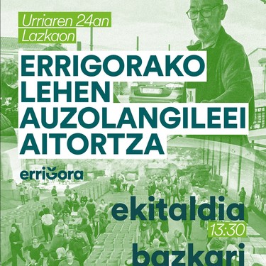 Errigorako lehen auzoegilee aitortza ekitaldia