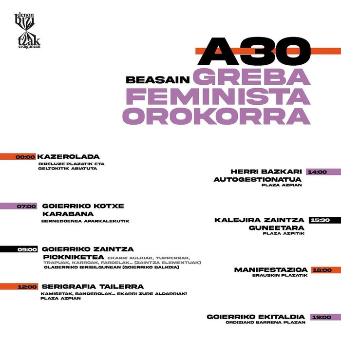 A30 Greba Feminista Orokorra