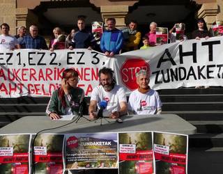 “Stop zundaketa, AHTrik EZ!” ekimenak zundaketa lanetan ez laguntzeko eskatu du