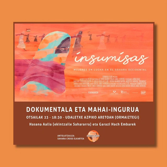 Dokumentala + mahai-ingurua: 'Insumisas'