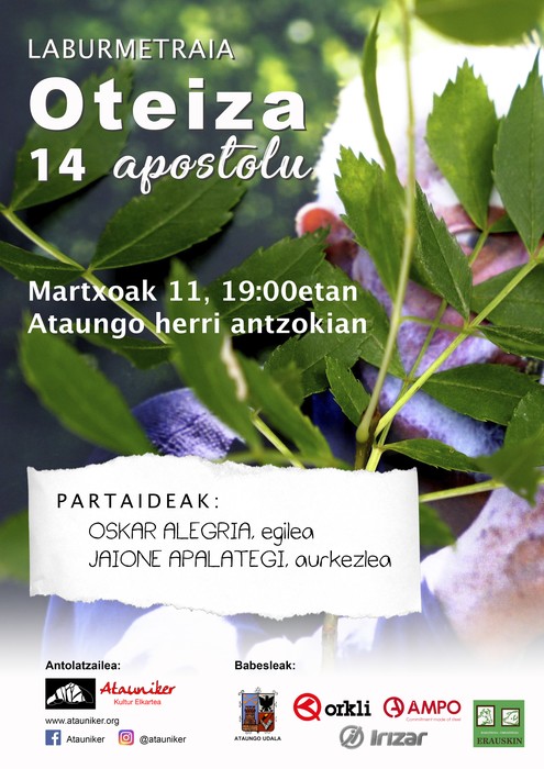 "Oteiza 14 apostolu" laburmetraia